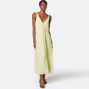 JOIE Bondi V-neck Maxi Dress In Shadow Lime